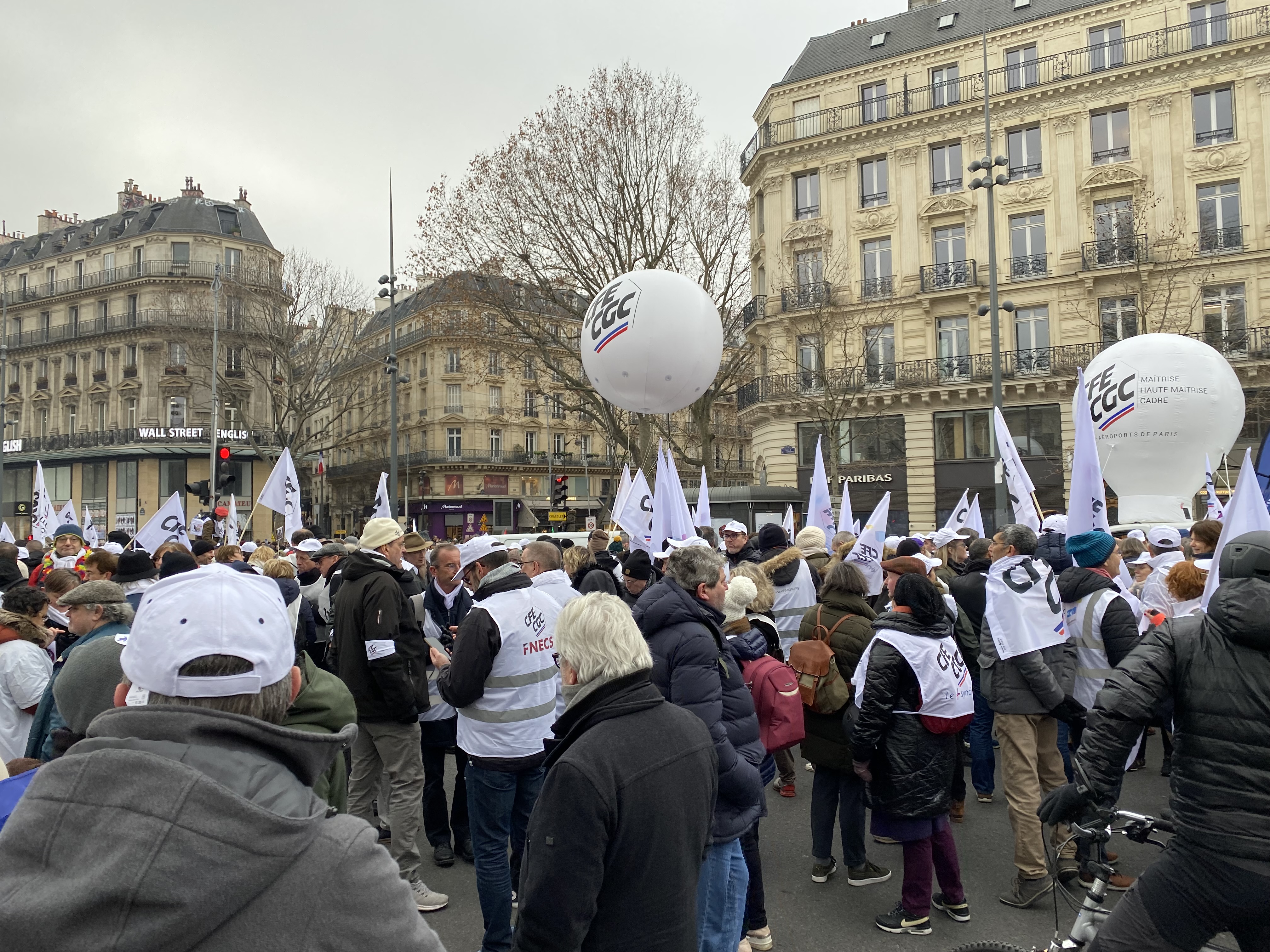 Manifestation Paris république du 19 janvier 2023